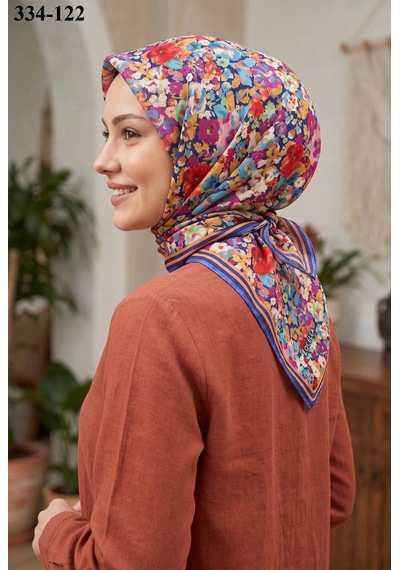 Locella Lo'cella Soft Pamuk Eşarp 334-122 Çok Renkli