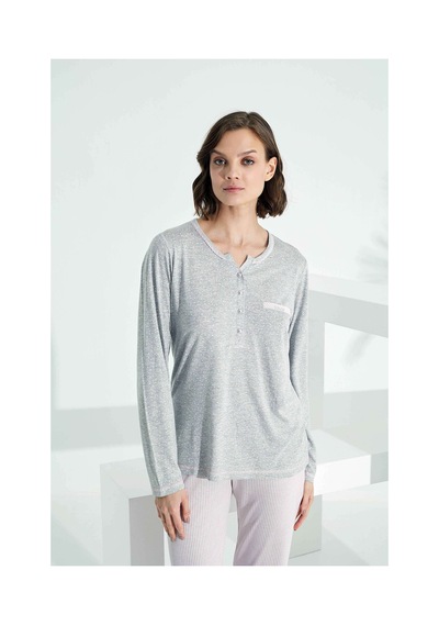 Etoile Kadın Pijama Takımı 73372.gr Gri