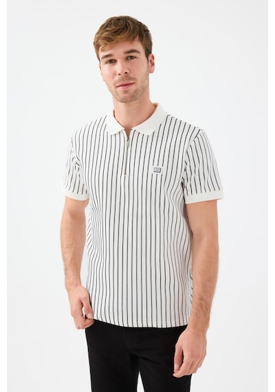 Loft Lf2039227 Erkek Kısa Kollu Polo T-shirt Beyaz