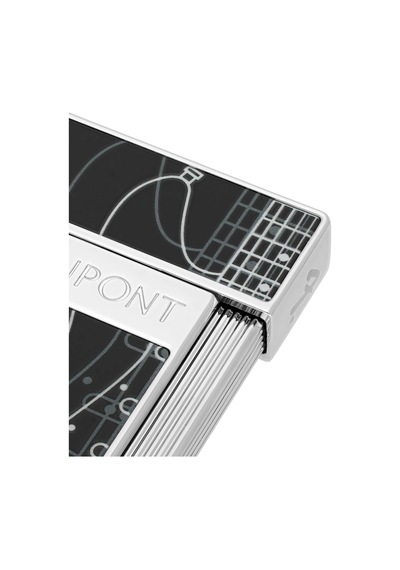 S.t. Dupont Slimmy Fender Siyah Çakmak 028025