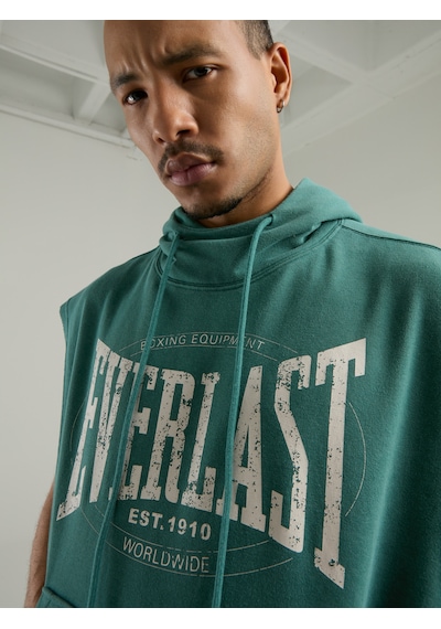 Everlast Authentic Boxing Oversize Koyu Yeşil Kolsuz Erkek Sweatshirt Koyu Yeşil