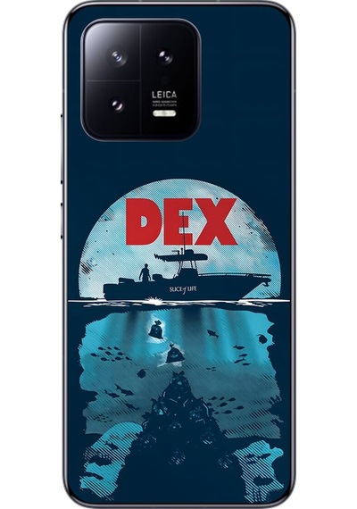 Xiaomi Mi 13 Uyumlu Şeffaf Kılıf Dexter Tasarımlı