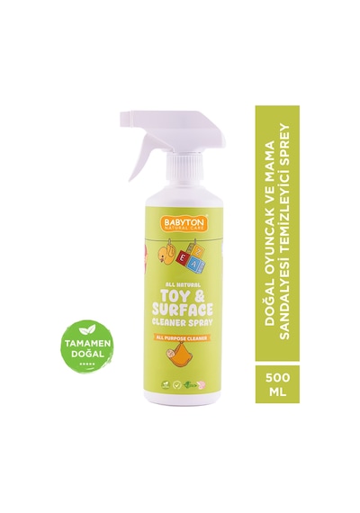 Babyton Oyuncak ve Mama Sandalyesi Temizleyici Sprey 500 ML