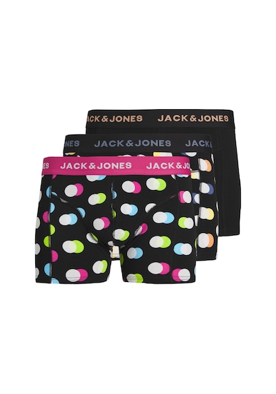 Jack & Jones Jack&jones Erkek 3'lü Boxer Set 12255820 Siyah