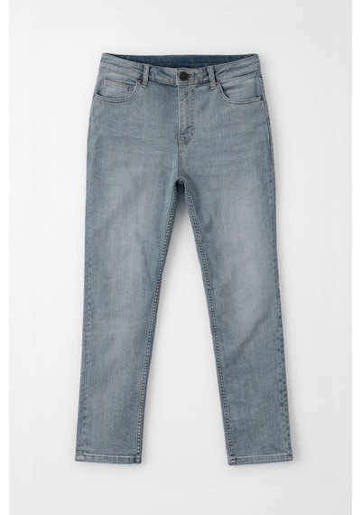Erkek Slim Fit Likralı Esnek Jean Pantolon Mavi