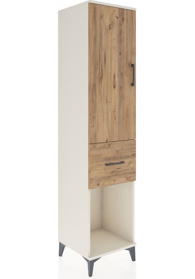Hyperion Dolap Tek Raflı Tek Çekmeceli Tek Askılı 44x44x195 A... Aytaşı