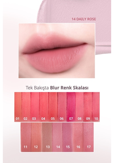 Peripera Over Blur Tint 014 Daily Rosy
