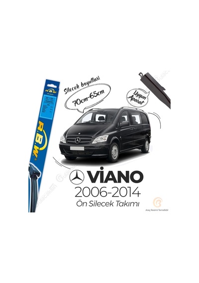 Mercedes Viano Muz Silecek Takımı (2006-2014) RBW