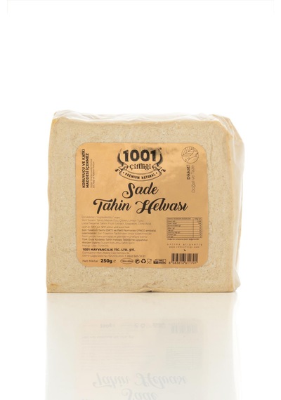 1001 Çiftliği Sade Tahin Helvası 250gr Katkısız