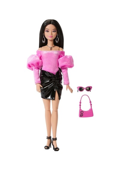 Jjn76 Barbie Deluxe Style - Siyah Metalik Elbise Belirtilmemiş