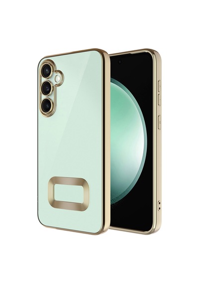 Samsung Uyumlu Galaxy A16 Kılıf Kamera Lens Korumalı Logo Gösteren İnce Hafif Vardar Mavi
