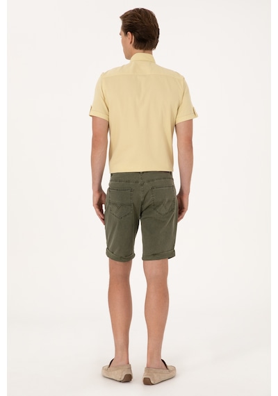 U.s. Polo Assn. Erkek Haki Şort Jean 50301847-vr027 Haki