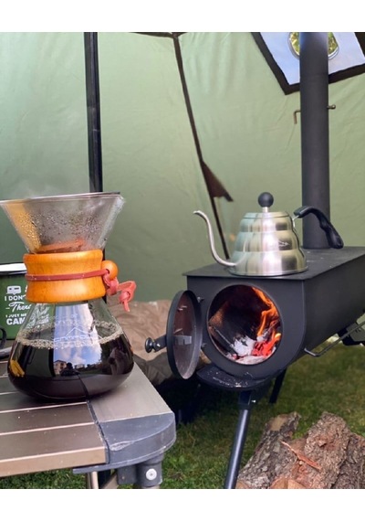 Campout Outdoor Filtre Kahve Demliği Gri