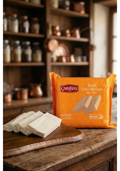 Glutensiz Sade Tahin Helvası 500 Gram