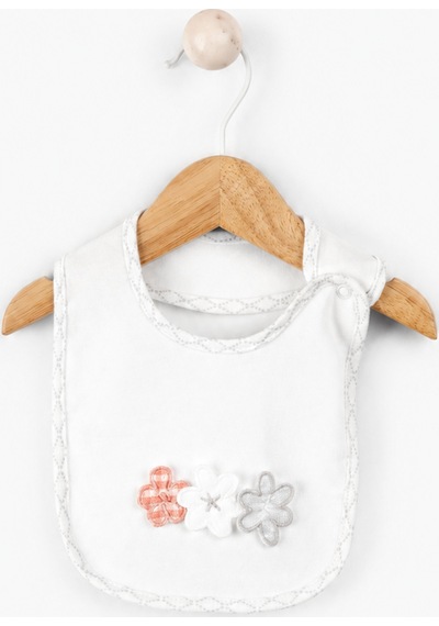 Babyhola Yenidoğan Kız Bebek Hastane Çıkışı Çiçek Detay Hediyelik Özel Kutulu 15279 Ekru