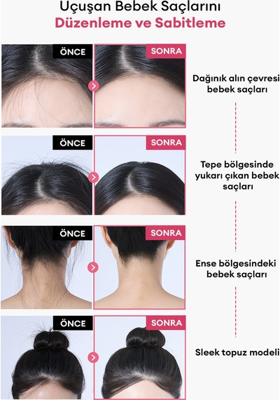 Elektriklenen İnce Teller İçin Sabitleyici Saç Maskarası Mılk Baobab Flyaway Hair Fixer Mascara