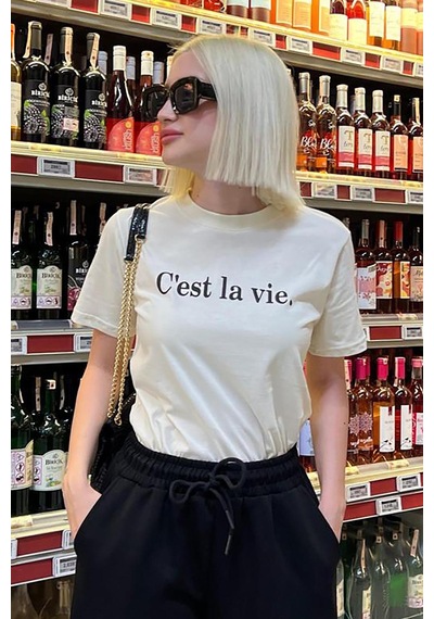 Madmext Siyah Bisiklet Yaka Pamuklu Kısa Kollu Kadın T-shirt Mg2150-siyah Siyah