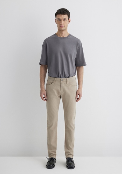 Mavi 0042286571 Jake Comfort Gabardin Erkek Pantolon Kahverengi