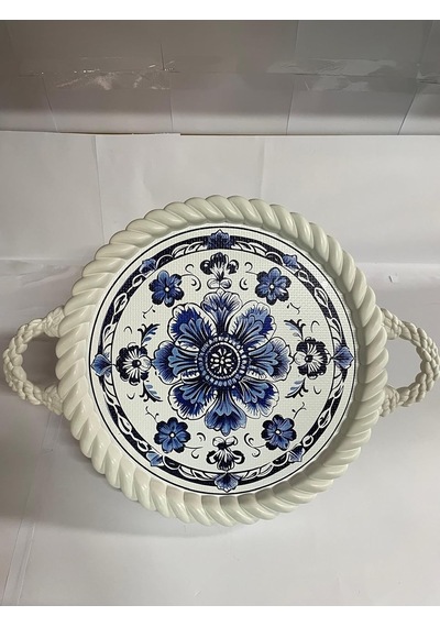 Bybars Lüks Dekoratif Plastik Tepsi Bukleli Çerçeve 35 X 35
