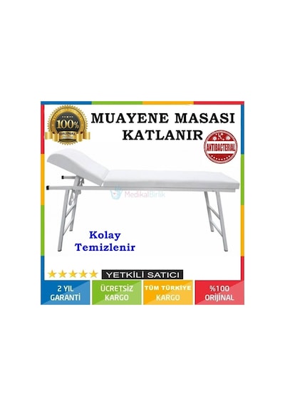 Muayene Masası Ayakları Katlanır
