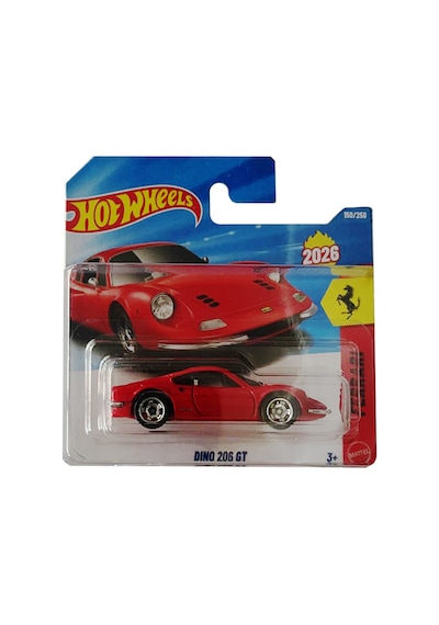 Hot Wheels Dino 206 Gt Koruma Kabı Dahil Oyuncak Araba Çok Renkli