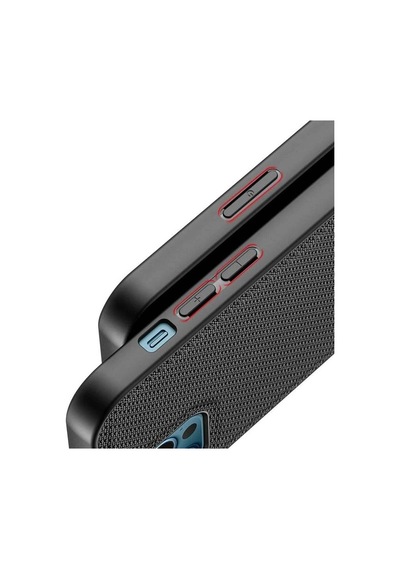 Dux Ducis Fino Serisi Apple iPhone Uyumlu 12 Pro Max Kılıf Premium Dokuma Silikon Kılıf- 5775 Gri