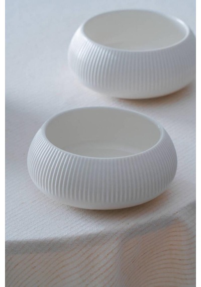 Bianco Perla Porselen Yuvarlak Kase - 14 Cm