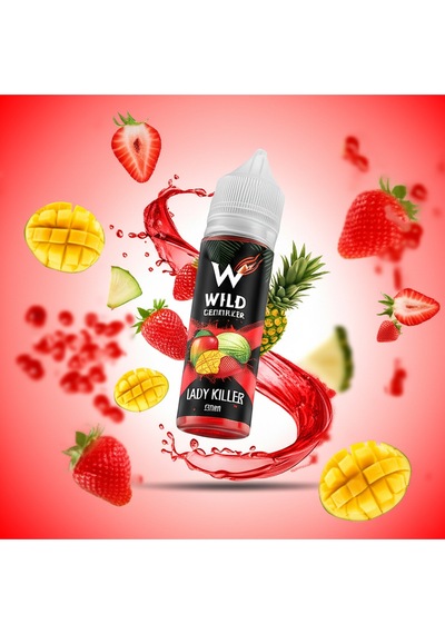 Lady Killer - Premium Aroma 60ml - Mango, Ananas, Çilek - Likit Tatlandırıcı