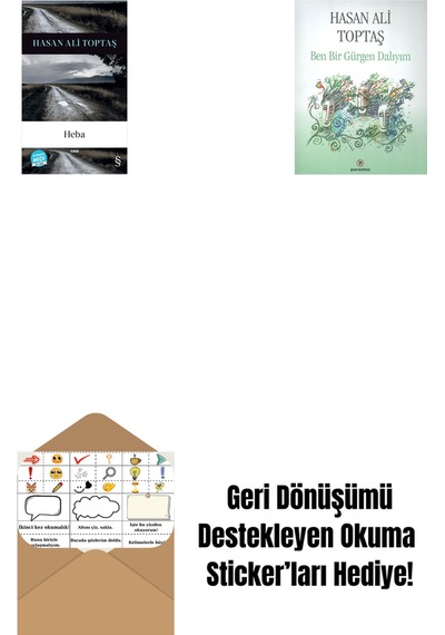 Heba Midi Boy + Ben Bir Gürgen Dalıyım + Okuma Sticker'ları