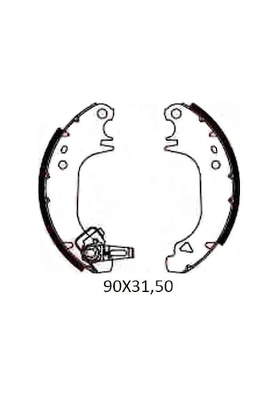 Cıtroen Saxo- 00/03 Arka Fren Pabucu 90x31,50 Bramax