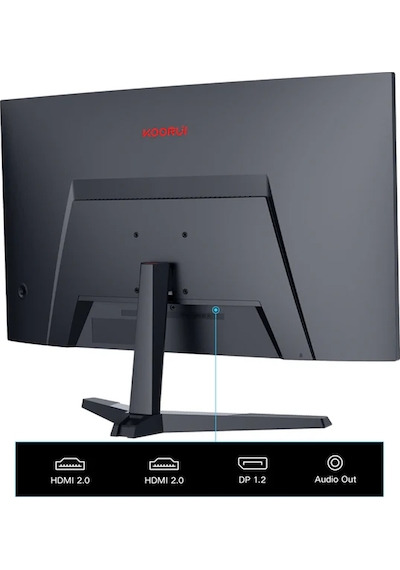 Koorui 1ms 180hz 27" 1920x1080 Fhd Curved Gaming Monitör 27e6ca