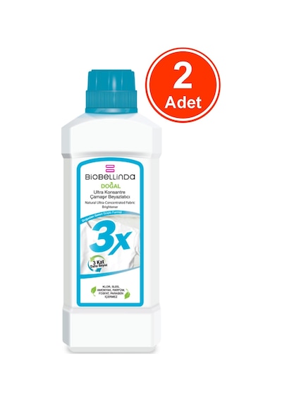 Biobellinda 3x Ultra Konsantre Çamaşır Beyazlatıcı 750 G X 2 Adet