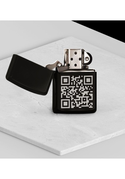 Kişiye Özel Videolu Qr Kod Benzinli Çakmak