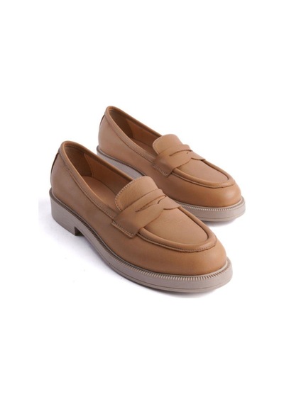Mubiano Hakiki Deri Collection Kadın Babet Nude -mcsdd024-n Nude
