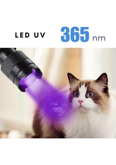 Uv-102 Ultraviyole Mor Işık Fener, 365 Nm Uv El Feneri, Tırnak Oje Kurutucu, Değerli Taş Tespiti