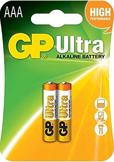 Gp Lr03 1.5v Ultra Alkalin Aaa İnce Kalem Pil 2 Li