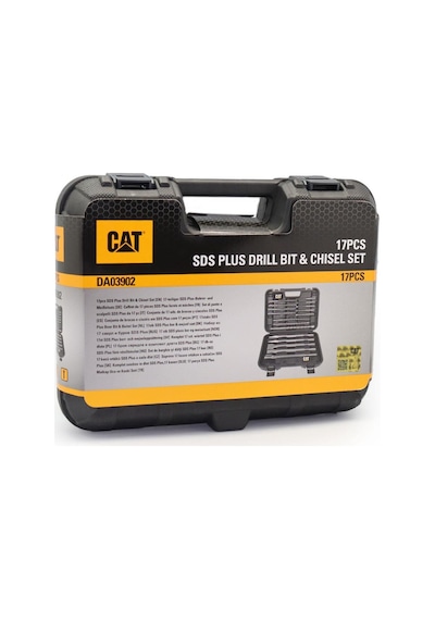 Cat Da03902 17 Parça Tungsten Karbür Sds-plus Beton Kırıcı/delici Matkap Ucu