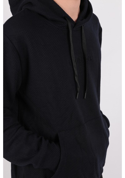 Five Pocket Fp24b2124 Erkek Kapşonlu Kanguru Cepli Sweatshirt Lacivert