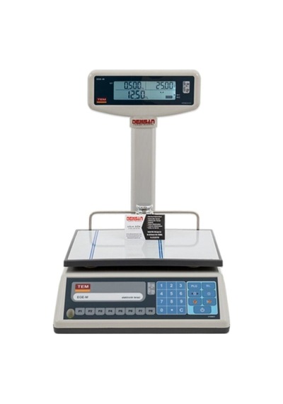 Tem Ege-lcd T Boyunlu Market Terazisi 30 Kg - 5 Gr