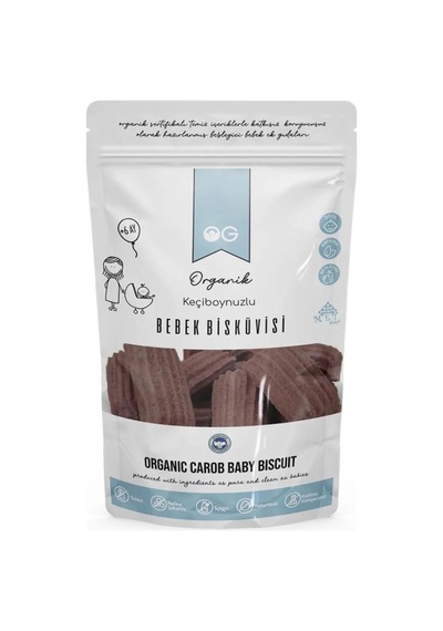 OG natural Keçiboynuzlu ve Zeytinyağlı Bebek Bisküvi Seti +6 Ay