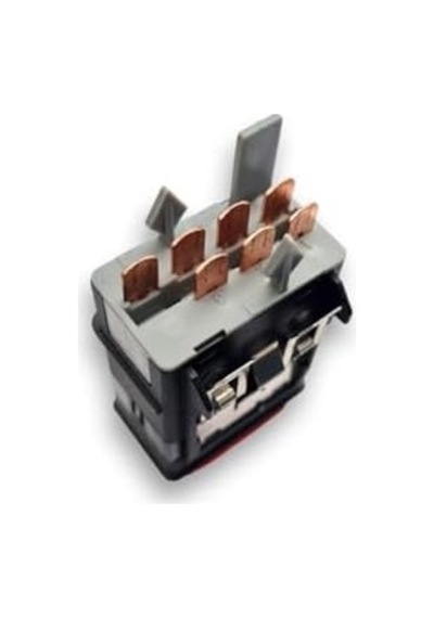 Kırmızı Üçgen Dörtlü Flaşör Düğmesi 6n0953235b Vw Transporter İle Uyumlu 1999-03