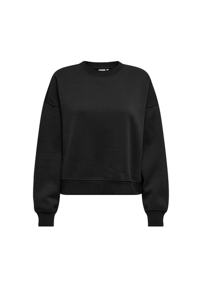 Only Onlbest Lıfe L/s Crew Neck Swt Noos Kadın Black Sweatshirt - 15338727 Siyah