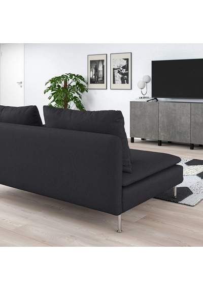 Ikea Gri Ferah Kanepe - 3'lü Kanepe