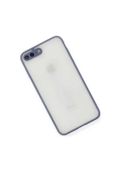 Apple Uyumlu iPhone 7 Plus Kılıf Montreal Silikon Kapak Gri,