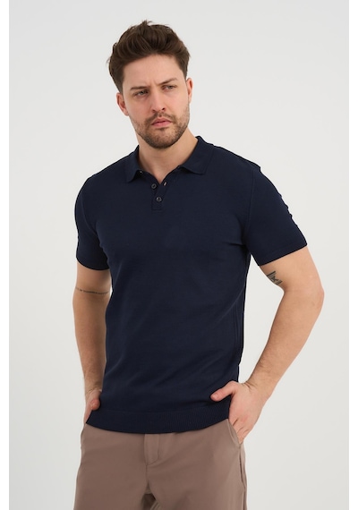 Alexander Gardi Alexandergardı Polo Yaka Düğmeli Triko T-shirt 50024 Lacivert Alexander Gardi Alexandergardı Polo Yaka Düğmeli Triko T-shirt 50024 Lacivert