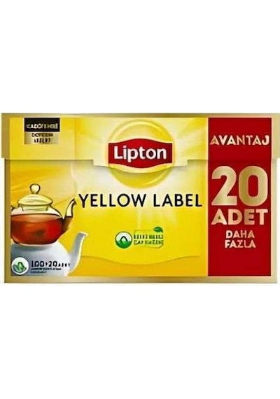 Lipton Yellow Çay 120'li Demlik Poşet