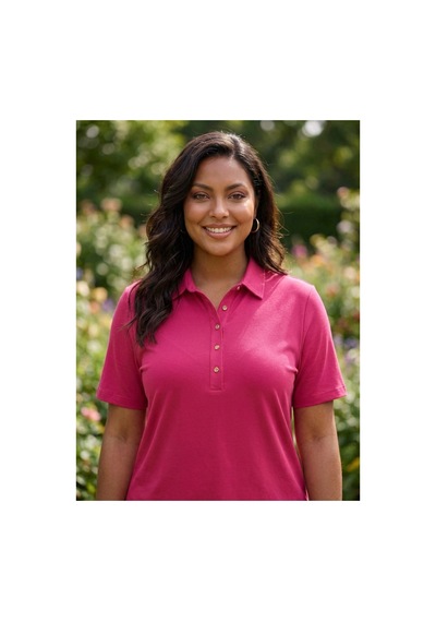Hanezza Polo Yaka T-shirt Fuşya - 899768807 Fuşya