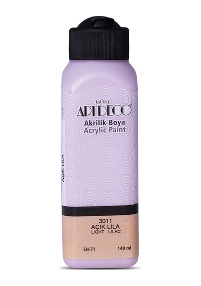 Artdeco Akrilik Boya 140 Ml Açık Lila 070r-3011 Çok Renkli