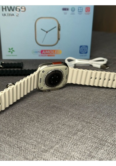Wearfitpro Watch 9 Hw69 Ultra 2 Amoled Ekran Tüm Model Telefonlara Uyumlu 2.05 Hd Ekran