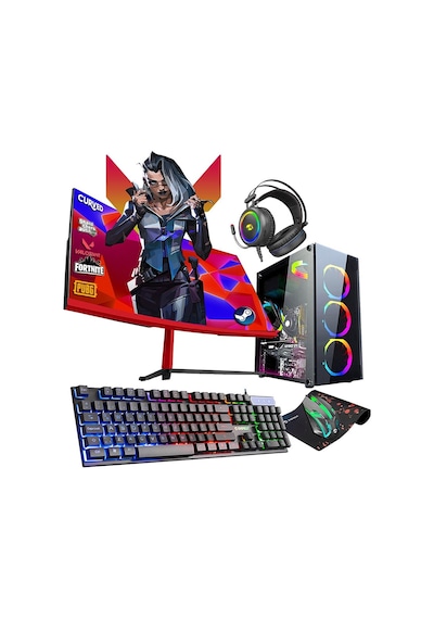 Zeiron Rx50 i5-3470 16 GB 500 GB HDD+256 GB SSD RX550 23.8" Free Dos Masaüstü Oyuncu Bilgisayarı